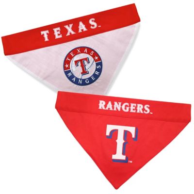 Pets First Texas Rangers Reversible Pet Bandana