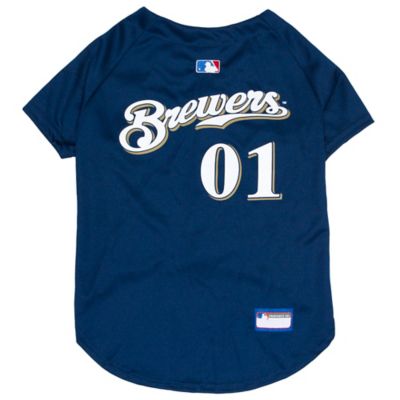 Pets First Milwaukee Brewers Pet Jersey