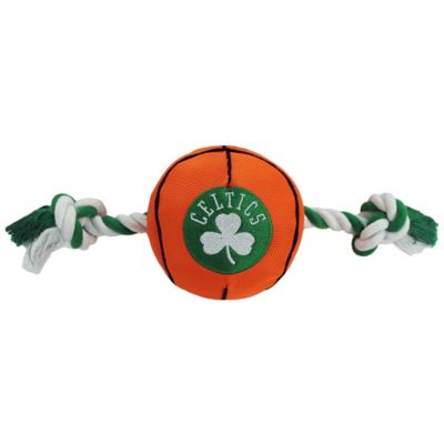 Pets First Boston Celtics Nylon Basketball Rope Dog Toy