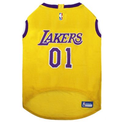 Pets First LA Lakers Basketball Mesh Pet Jersey