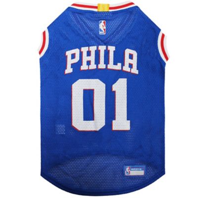 Pets First 76ers Basketball Mesh Pet Jersey