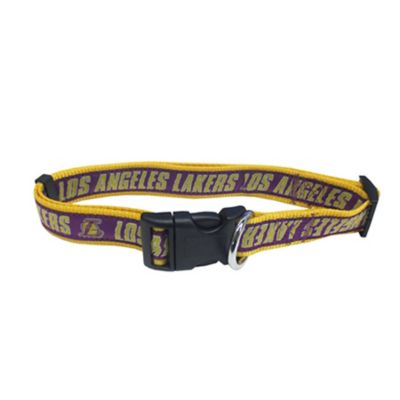 Pets First Adjustable La Lakers Dog Collar