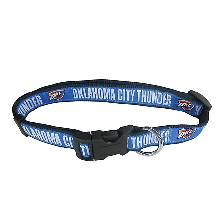 Pets First Adjustable Oklahoma City Thunder Dog Collar
