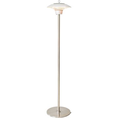 Hanover 5,118 BTU Electric Halogen Infrared Stand Heat Lamp, Silver