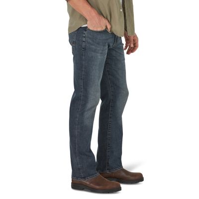 Image showing  Men's Classic Fit Mid-Rise Extreme Motion Bootcut Jeans