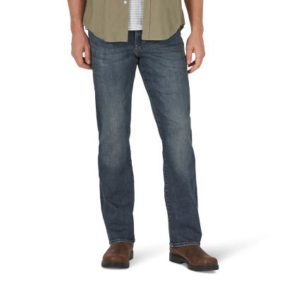 Image showing 0 th Lee Men's Classic Fit Mid-Rise Extreme Motion Bootcut Jeans
