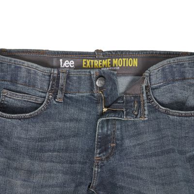 Image showing 5 th Lee Men's Classic Fit Mid-Rise Extreme Motion Bootcut Jeans