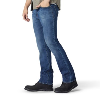 Image showing  Men's Classic Fit Mid-Rise Extreme Motion Bootcut Jeans