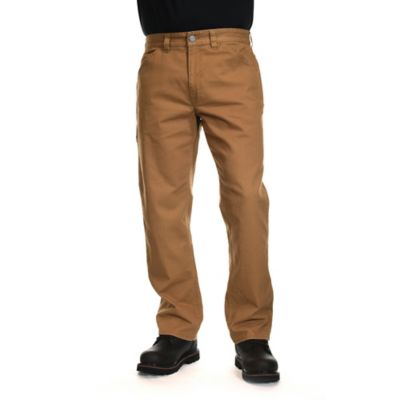 Image showing  Men's Straight Fit Mid-Rise Canvas Work Pants