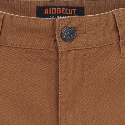 Image showing 4 th Ridgecut Men's Straight Fit Mid-Rise Canvas Work Pants