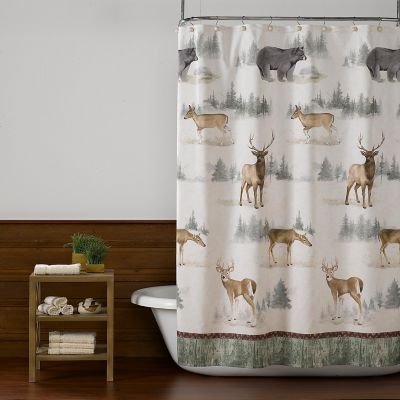 SKL Home Home on the Range Fabric Shower Curtain, 70 in. x 72 in.