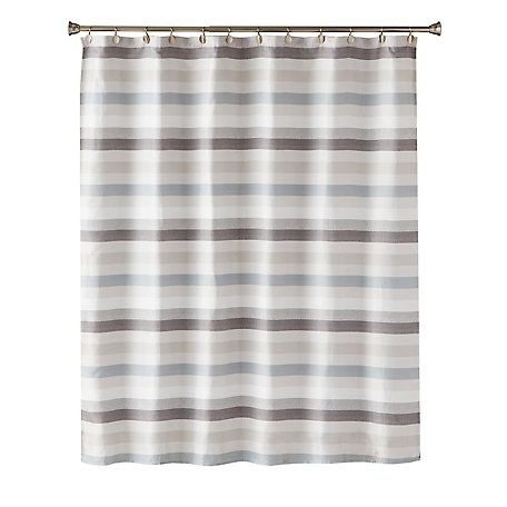 SKL Home Westwick Stripe Fabric Shower Curtain, 70 in. x 72 in.
