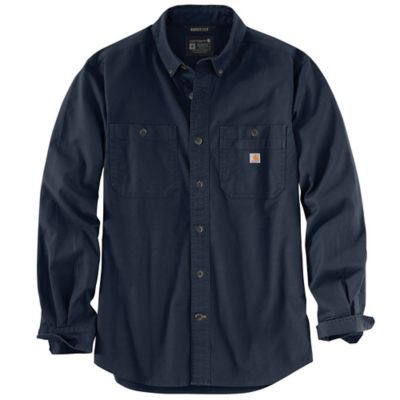 Carhartt Men's Rugged Flex Rigby Long-Sleeve Button-Down Work Shirt