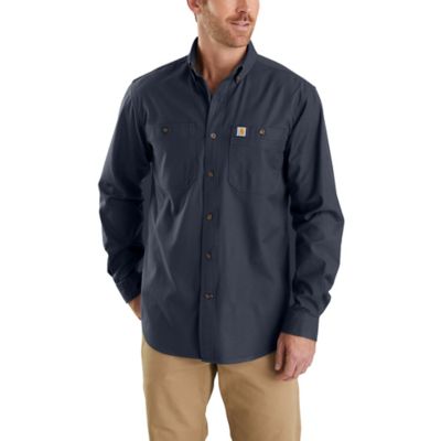 Image showing  Men's Rugged Flex Rigby Long-Sleeve Button-Down Work Shirt