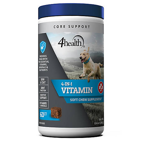 4health 4-in-1 Multi-Vitamin Soft Chew Dog Supplement, 60 ct.