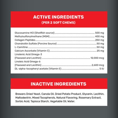 Image showing 5 th 4health Preventative Chewable Hip and Joint Supplement for Dogs and Cats, 0.55 lb., 60 ct.