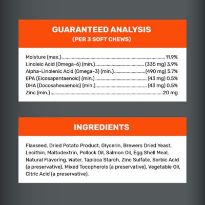 Image showing 5 th 4health Salmon Oil and Pollock Oil Skin and Coat Supplement for Dogs and Cats, 0.52 lb., 60 ct.
