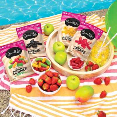 Image showing  Licorice Mixed Fruit Candy, 7 oz.