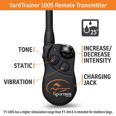 Image showing  100 yd. YardTrainer 100S Remote Trainer for Stubborn Dogs, For Dogs 8 lb. or Larger, Neck Sizes 5 to 22 in.