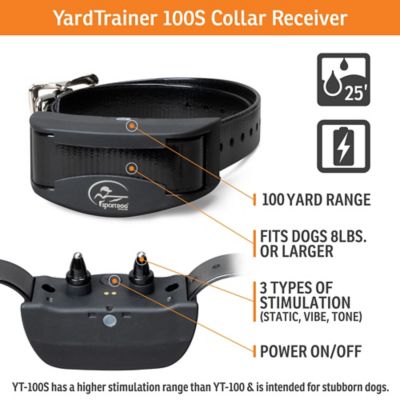 Image showing  100 yd. YardTrainer 100S Remote Trainer for Stubborn Dogs, For Dogs 8 lb. or Larger, Neck Sizes 5 to 22 in.