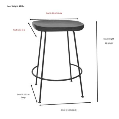 Image showing  Palmetto Bar Stools, 24 in., 2-Pack