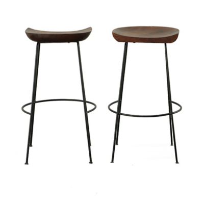 Image showing  Palmetto Curved Stools, 30 in., 2-Pack
