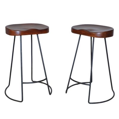 Carolina Chair & Table Ranch Bar Stools, 24 in., 2 pc.