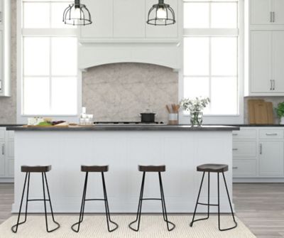 Image showing 10 th Carolina Chair & Table Ranch Bar Stools, 24 in., 2-Pack