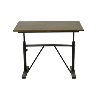 Image showing  Rectangular Adjustable Table or Desk for 4 People, 30 to 36 in.