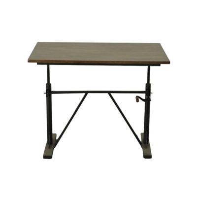 Image showing  Rectangular Adjustable Table or Desk for 4 People, 30 to 36 in.