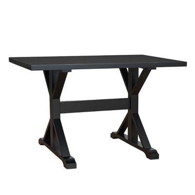 Carolina Chair & Table Trestle Rectangular Table for 4 People, 48 in.