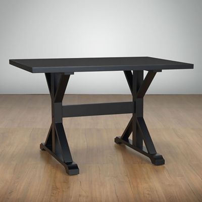 Image showing  Trestle Rectangular Table for 4 People, 48 in.