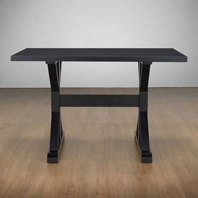 Image showing  Trestle Rectangular Table for 4 People, 48 in.