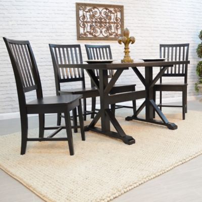 Image showing  Trestle Rectangular Table for 4 People, 48 in.