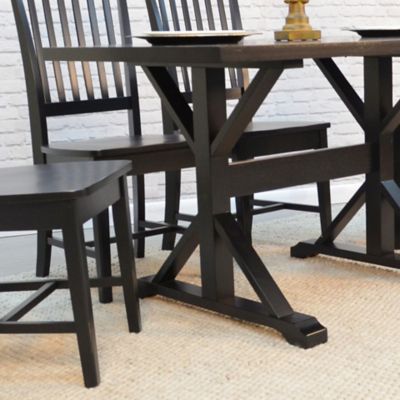 Image showing  Trestle Rectangular Table for 4 People, 48 in.