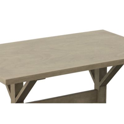 Image showing  Trestle Rectangular Table for 4 People, 48 in.