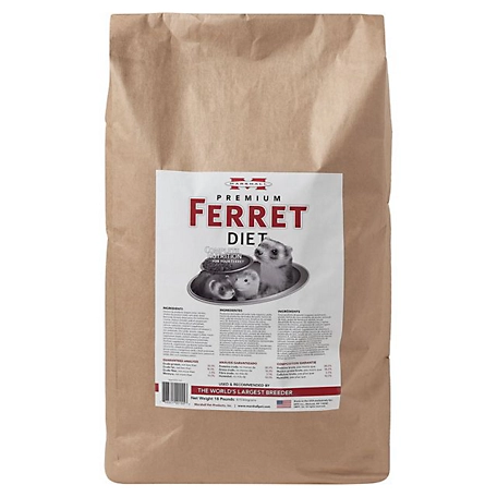 Marshall Premium Diet Ferret Food, 18 lb.