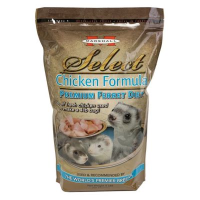 Marshall Select Chicken Pelleted Ferret Food, 4 lb. Bag