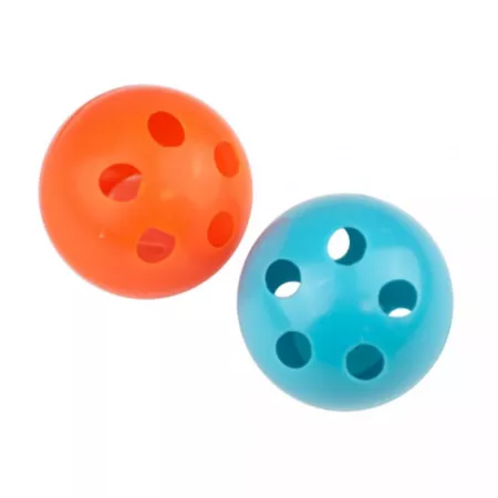 Marshall Plastic Bell Ferret Toys 2 Pack Exercise Wheels & Balls