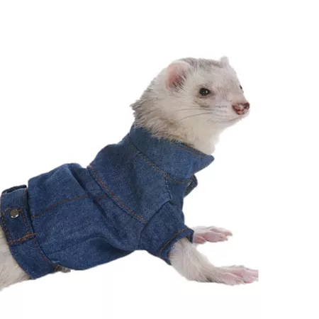 Marshall Ferret and Small Animal Denim Jacket Small Pet Grooming Accessories