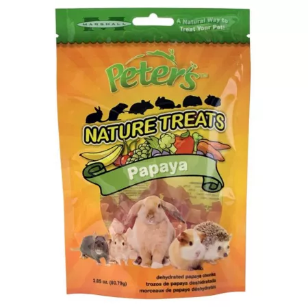 Marshall Nature Small Animal Papaya Chunks 2.85 oz Small Pet Treats