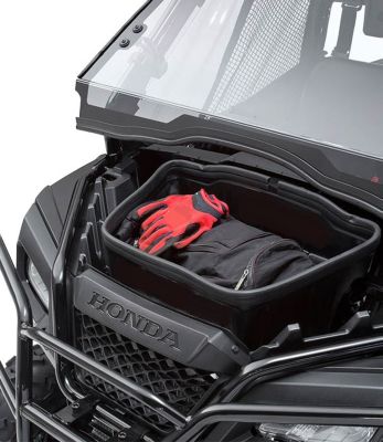 Extreme Metal Products Honda Pioneer 500 Under-Hood Storage for 2015-2019 Honda Pioneer 500, 6 lb., Black