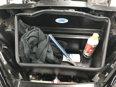 Image showing  Honda Pioneer 500 Under-Hood Storage for 2015-2019 Honda Pioneer 500, 6 lb., Black