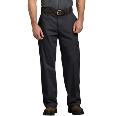 genuine dickies men's and big men's relaxed fit flat front cargo pant