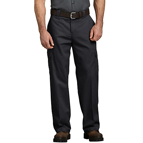 Dickies Men's Relaxed Fit Mid-Rise FLEX Straight Leg Cargo Pants at ...