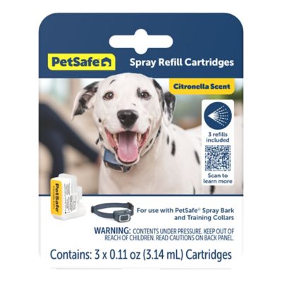 Image showing 7 th PetSafe Spray Bark Citronella Refills, 3-Pack, Compatible with Spray Bark and Training Collars
