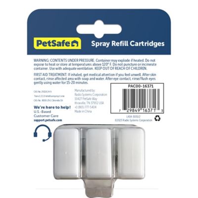 Image showing 8 th PetSafe Spray Bark Citronella Refills, 3-Pack, Compatible with Spray Bark and Training Collars