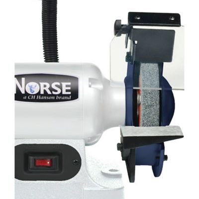 Image showing  6 in. Bench Grinder, 10 in. L x 13 in. H, 120V, 3450 Max RPM/Motor Speed