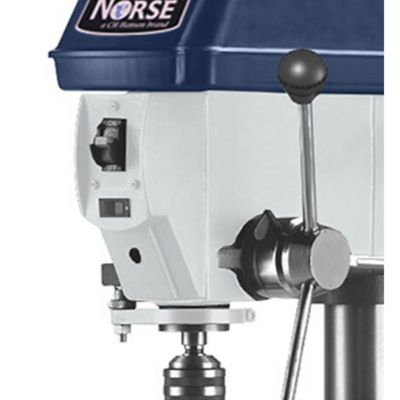 Image showing  7.5 in. Swing 16-Speed Step Pulley Floor Drill Press, 15 in.