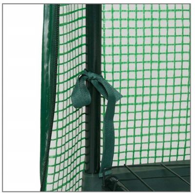 Image showing  19 in. x 27 in. 4-Tier Rolling Portable Greenhouse with Opaque Cover